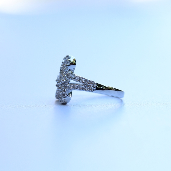 Butterfly CZ Ring - Picture 2 of 2